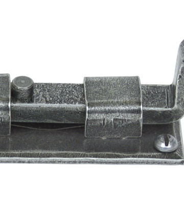 From The Anvil Pewter 4” Cranked Knob Bolt