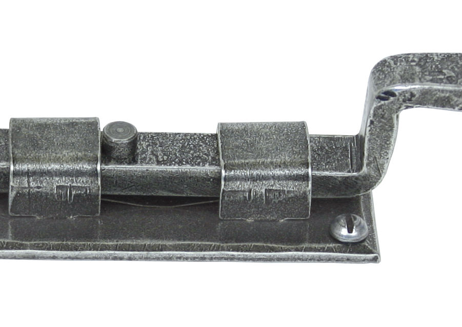 From The Anvil Pewter 4'' Cranked Knob Bolt