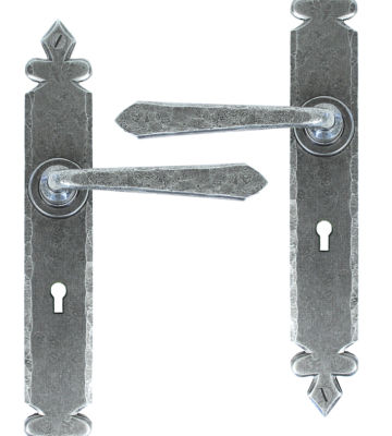 From The Anvil Pewter Cromwell Sprung Lever Lock Set