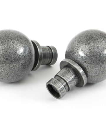 From The Anvil Pewter Patina Ball Finial (pair)