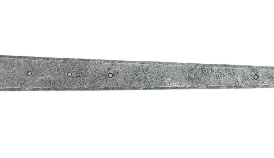 From The Anvil Pewter 35" Hook & Band T Hinge (pair) - Cranked