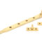 From The Anvil Polished Brass 10'' Peardrop Stay