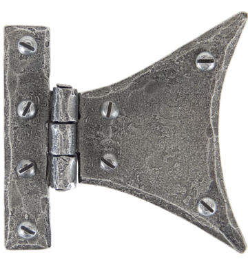 From The Anvil Pewter 3 1/4” Half Butterfly Hinge (pair)