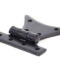 From The Anvil Black 2'' Half Butterfly Hinge (pair)
