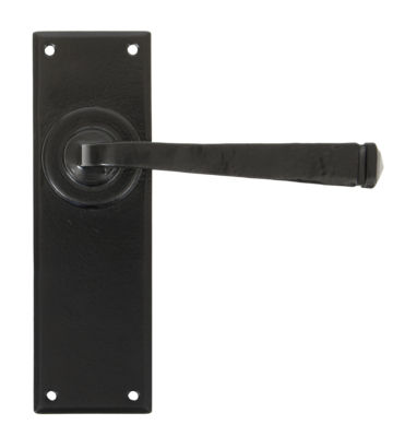 From The Anvil Black Avon Lever Latch Set