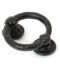 From The Anvil Black 4'' Ring Door Knocker