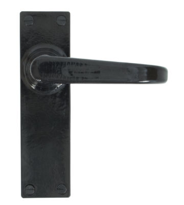 From The Anvil Black Deluxe Lever Latch Set