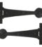 From The Anvil Black Antique 10" T Hinge (pair)