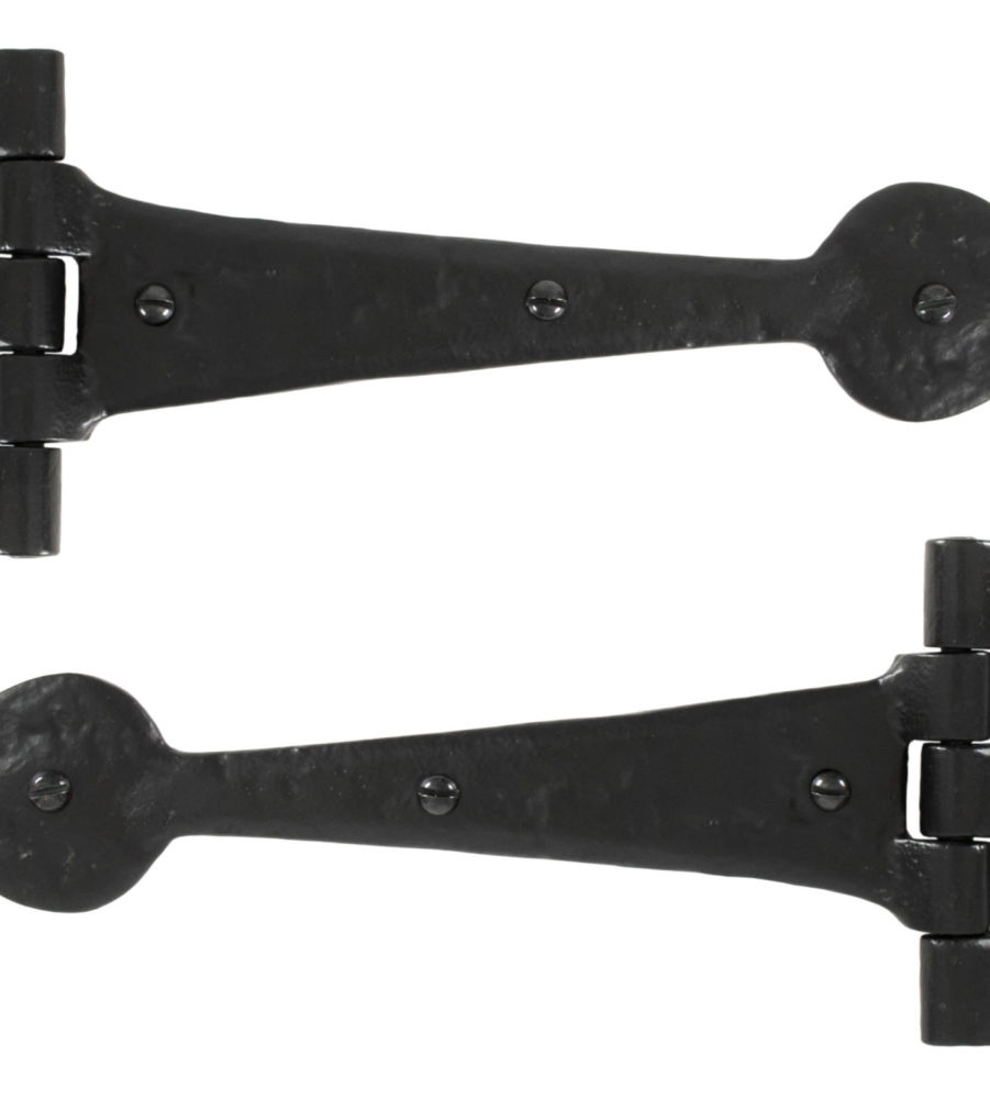 From The Anvil Black Antique 10" T Hinge (pair)