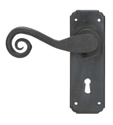 From The Anvil Beeswax Sprung Monkeytail Lever Lock Handle Set –