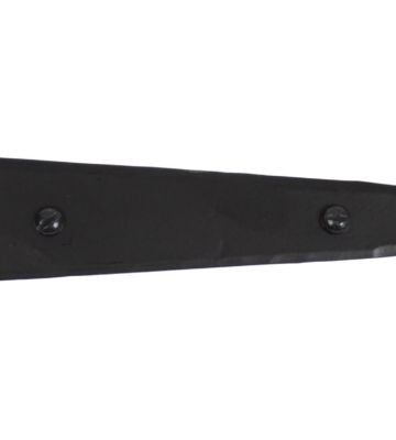 From The Anvil Black 12” Arrow Head T Hinge (pair)