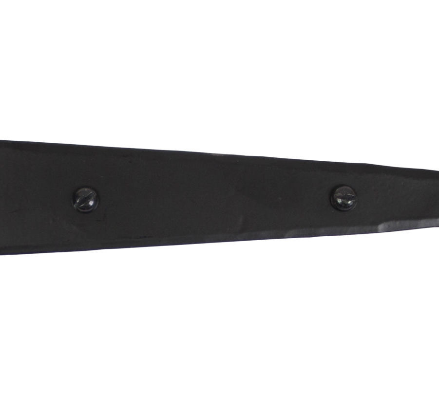 From The Anvil Black 12'' Arrow Head T Hinge (pair)