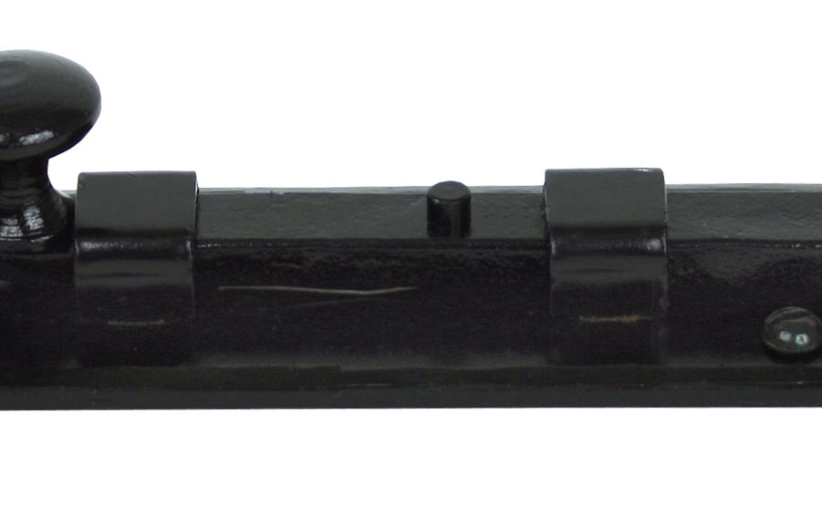 From The Anvil Black 6'' Straight Knob Bolt