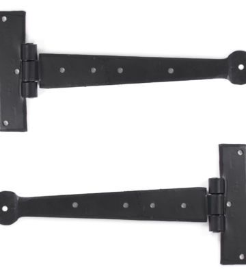 From The Anvil Black 9″ T Hinge (pair)