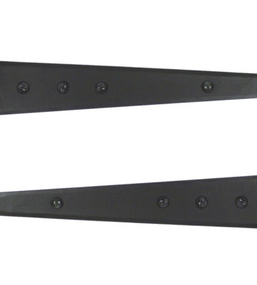 From The Anvil Black 12″ T Hinge (pair)