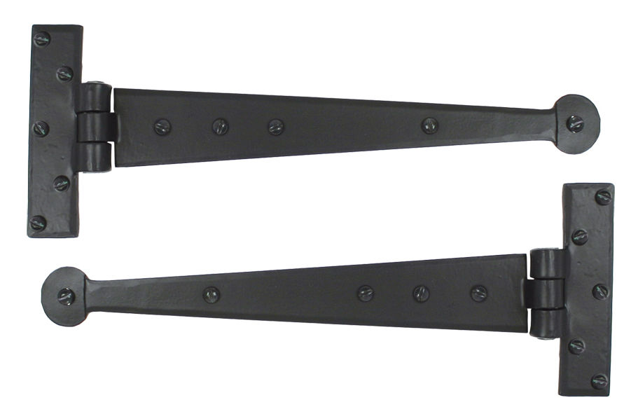 From The Anvil Black 12" T Hinge (pair)