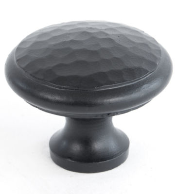 From The Anvil Black Beaten Cupboard Knob – Large