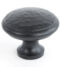 From The Anvil Black Beaten Cupboard Knob - Large