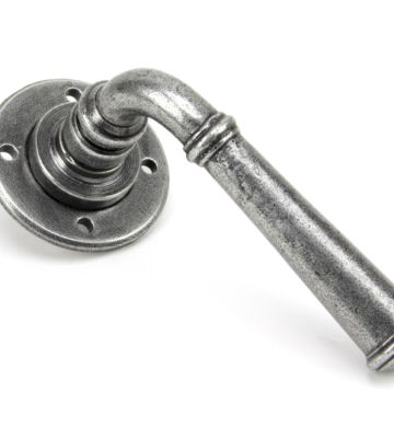 From The Anvil Pewter Regency Lever On Rose
