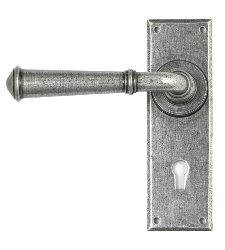 Pewter Regency Lever Lock set