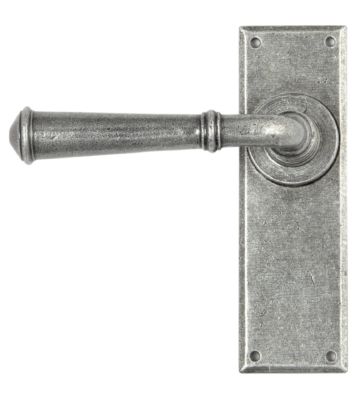 From The Anvil Pewter Regency Lever Latch Set