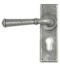 Pewter Regency Lever Euro Lock Set