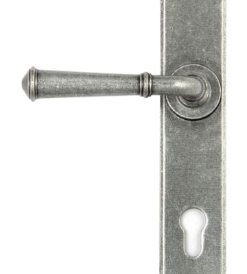 From The Anvil Pewter Regency Lever Espag. Lock Set