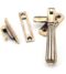 Polished Bronze Locking Hinton Fastener