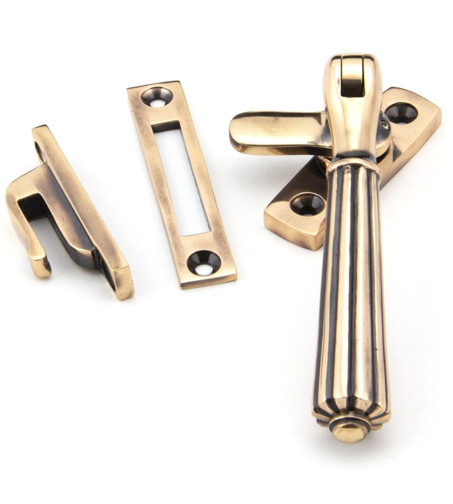 Polished Bronze Locking Hinton Fastener