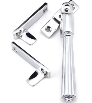 From The Anvil Polished Chrome Night-Vent Locking Hinton Fastener