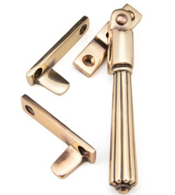 From The Anvil Polished Bronze Night-Vent Locking Hinton Fastener