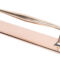 Polished Bronze 425mm Art Deco Pull Handle on Backplate