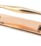 Polished Bronze 300mm Art Deco Pull Handle on Backplate
