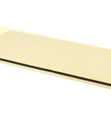 From The Anvil Aged Brass 425mm Art Deco Fingerplate