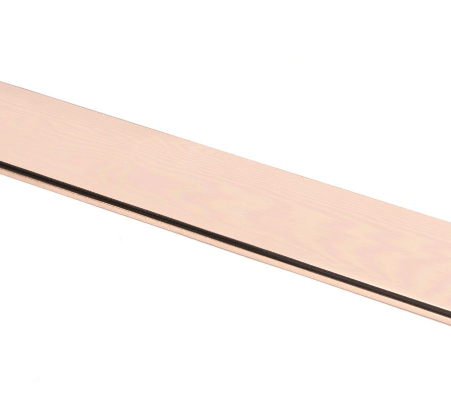 Polished Bronze 425mm Art Deco Fingerplate
