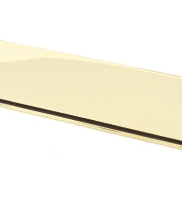 From The Anvil Aged Brass 300mm Art Deco Fingerplate