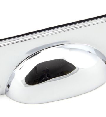 From The Anvil Polished Chrome Art Deco Drawer Pull