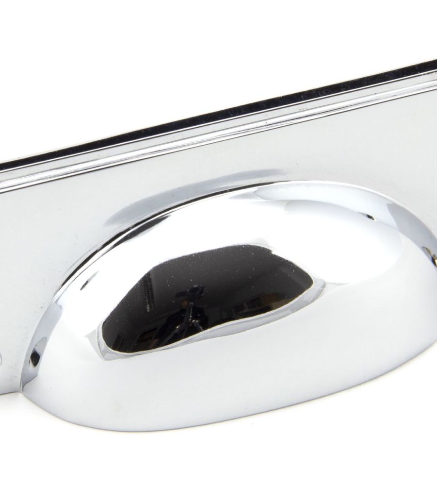 Polished Chrome Art Deco Drawer Pull