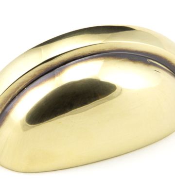 From The Anvil Aged Brass Regency Concealed Drawer Pull