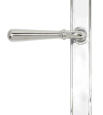 From The Anvil Polished Chrome Newbury Slimline Lever Latch Set