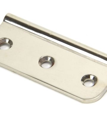 From The Anvil Polished Nickel 75mm Dummy Butt Hinge