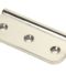 Polished Nickel 75mm Dummy Butt Hinge