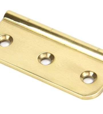 From The Anvil Polished Brass 75mm Dummy Butt Hinge