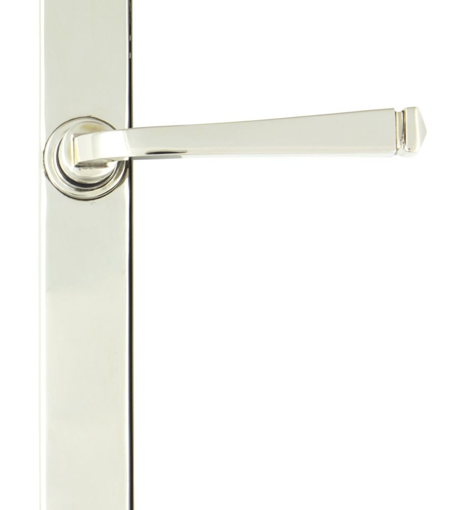 Polished Nickel Avon Slimline Lever Latch Set