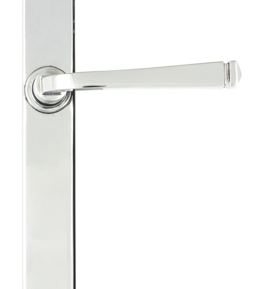 Polished Chrome Avon Slimline Lever Latch Set