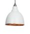 Light Grey & Hammered Copper Brindley Pendant