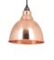 Hammered Copper Interior Brindley Pendant