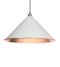 Light Grey & Hammered Copper Hockley Pendant