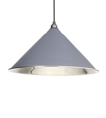 From The Anvil Dark Grey & Smooth Nickel Hockley Pendant