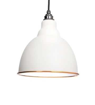 From The Anvil Oatmeal & White Interior Brindley Pendant